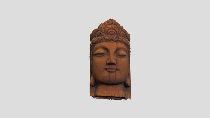 Buddha Head 3D Model