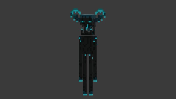 Sculk Enderman 3D Model