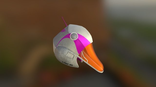 Gatchaman Helmet take two 3D Model