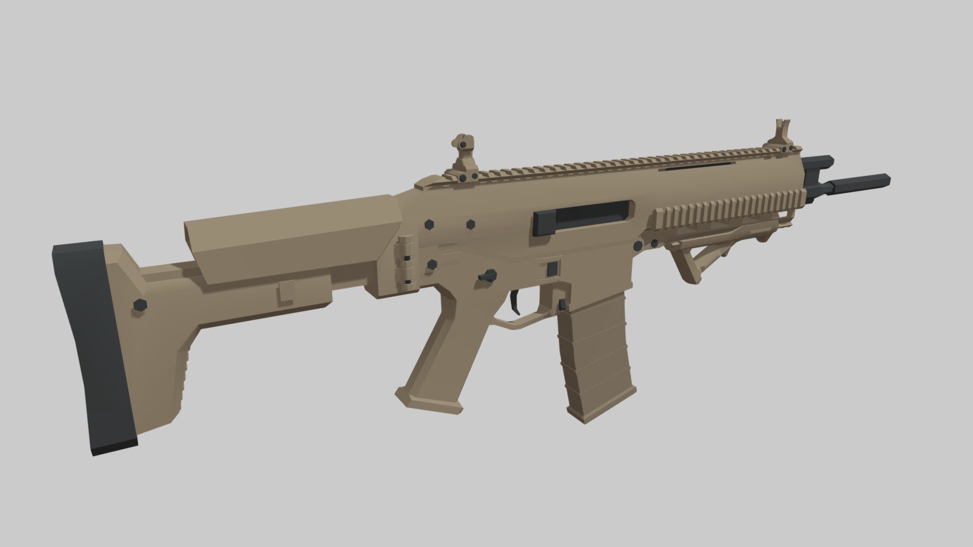 ACR Remington Lowpoly - 3D model by Dreyx [ab09a75] - Sketchfab