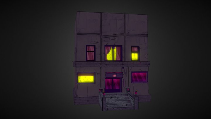 Building - Project Neon - Path Games 3D Model
