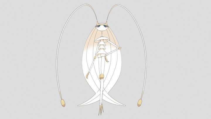 Download Simple Outline Of Pheromosa Pokemon Wallpaper