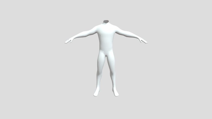 Male body 3D Model
