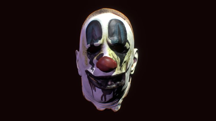Clown Mask 3D Model