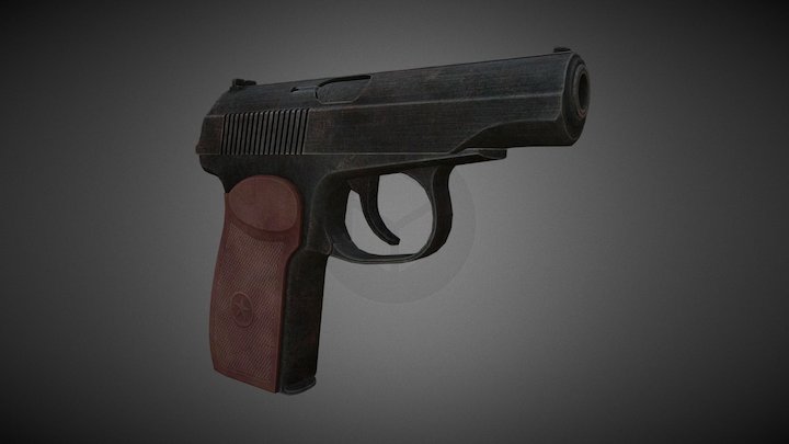 Makarov Pistol (PM) 3D Model