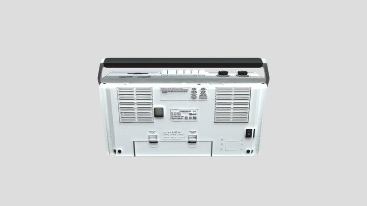 Scary baboon boombox fbx 3D Model
