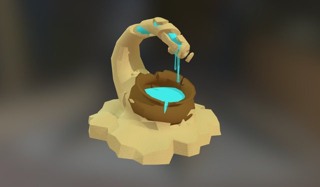 Desert Shaman Cauldron 3D Model