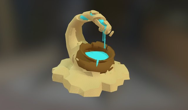 Desert Shaman Cauldron 3D Model