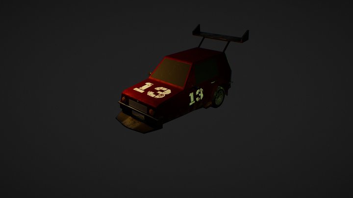 Reliant racing 3D Model