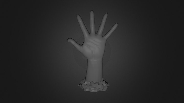 Zombie Hand 3D Model