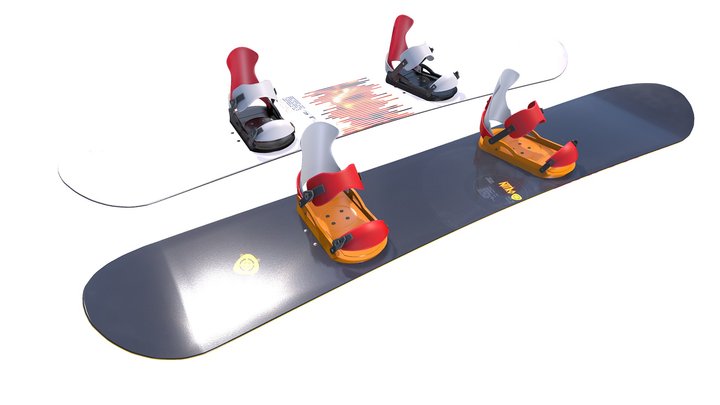 Snowboards 3D models - Sketchfab