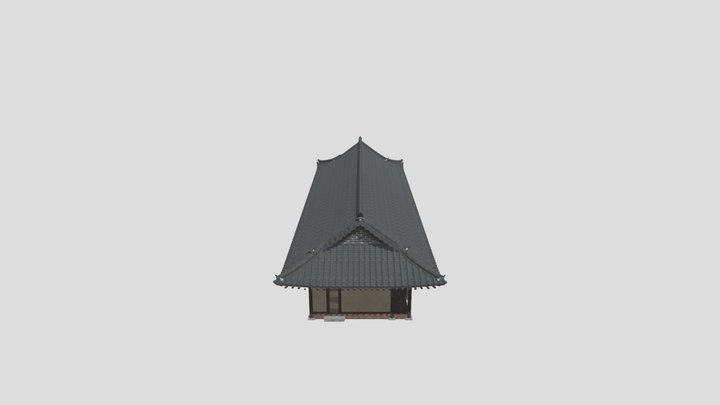 KoreaTradirionalHouse_ Multipurpose_ Hall 3D Model