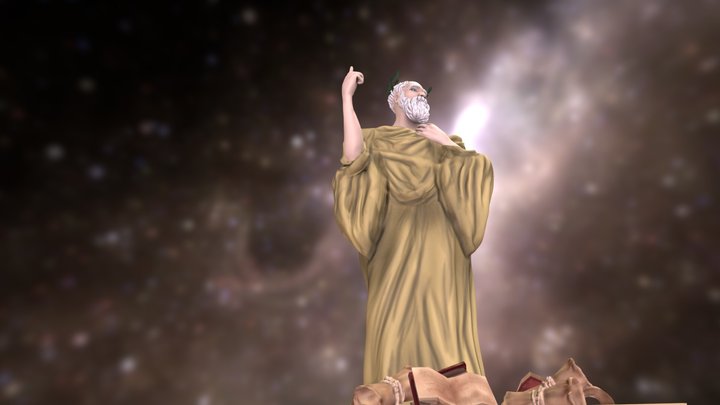 Greek philosopher 3D Model