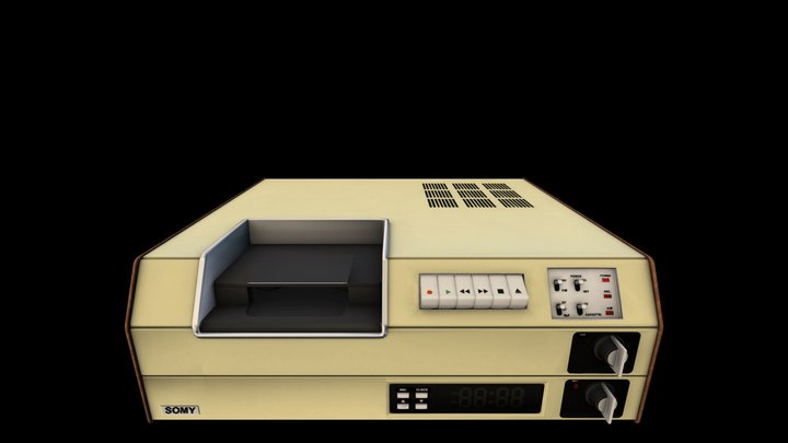 Retro VCR 3D Model