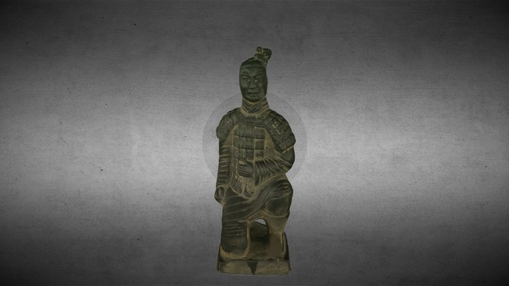 Terracotta Warrior photogrammetry. 3D Model