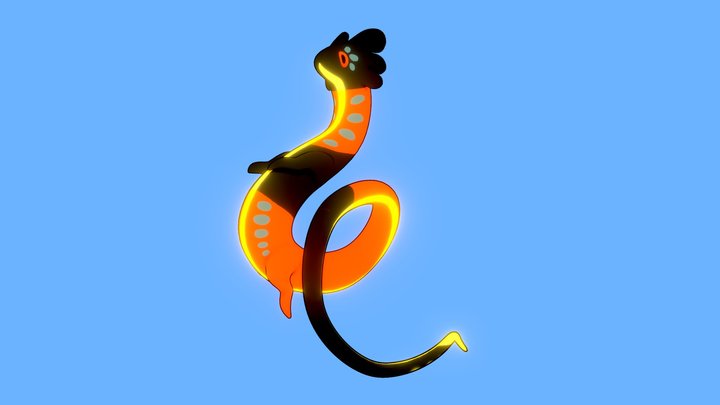 Danger Noodle 3D Model