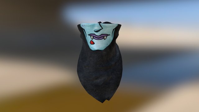 Halloween Bandana | Vampire 3D Model