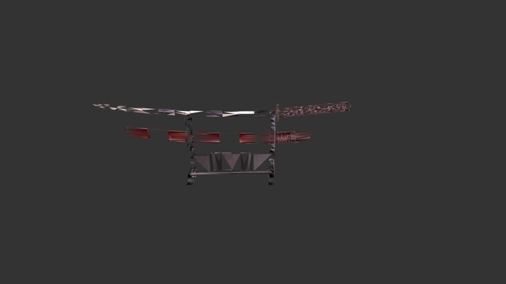 Katana Sword 3D Model