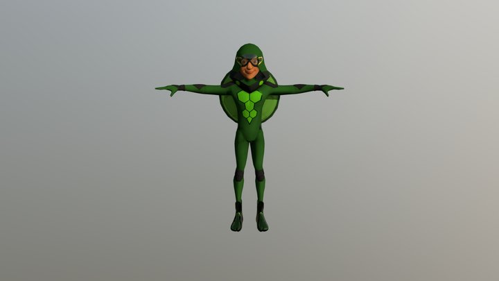 Carapace 3D Model