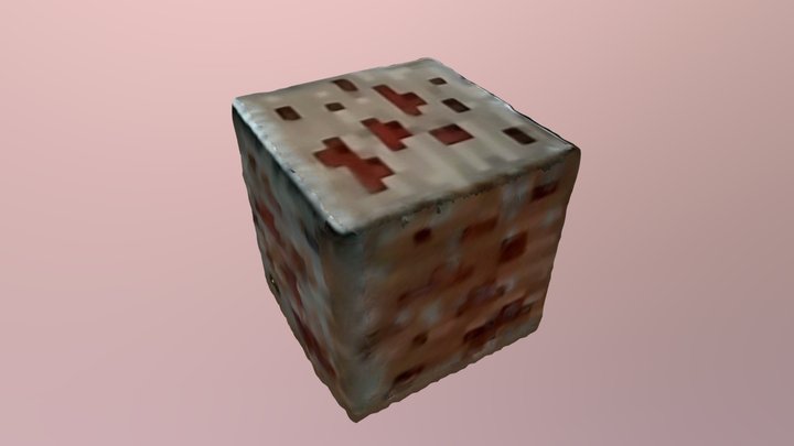 Minecraft Redstone Nightlight 3D Model