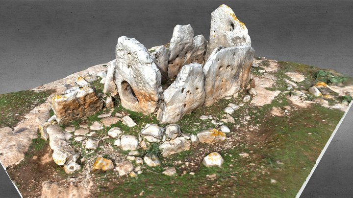 DOLMEN DE SES ROQUES LLISES (OPTIMITZAT) 3D Model