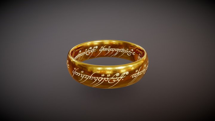 The One Ring 3D Model