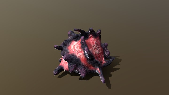 Alien Grub 3D Model