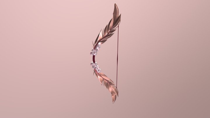 cupid bow 3D Model
