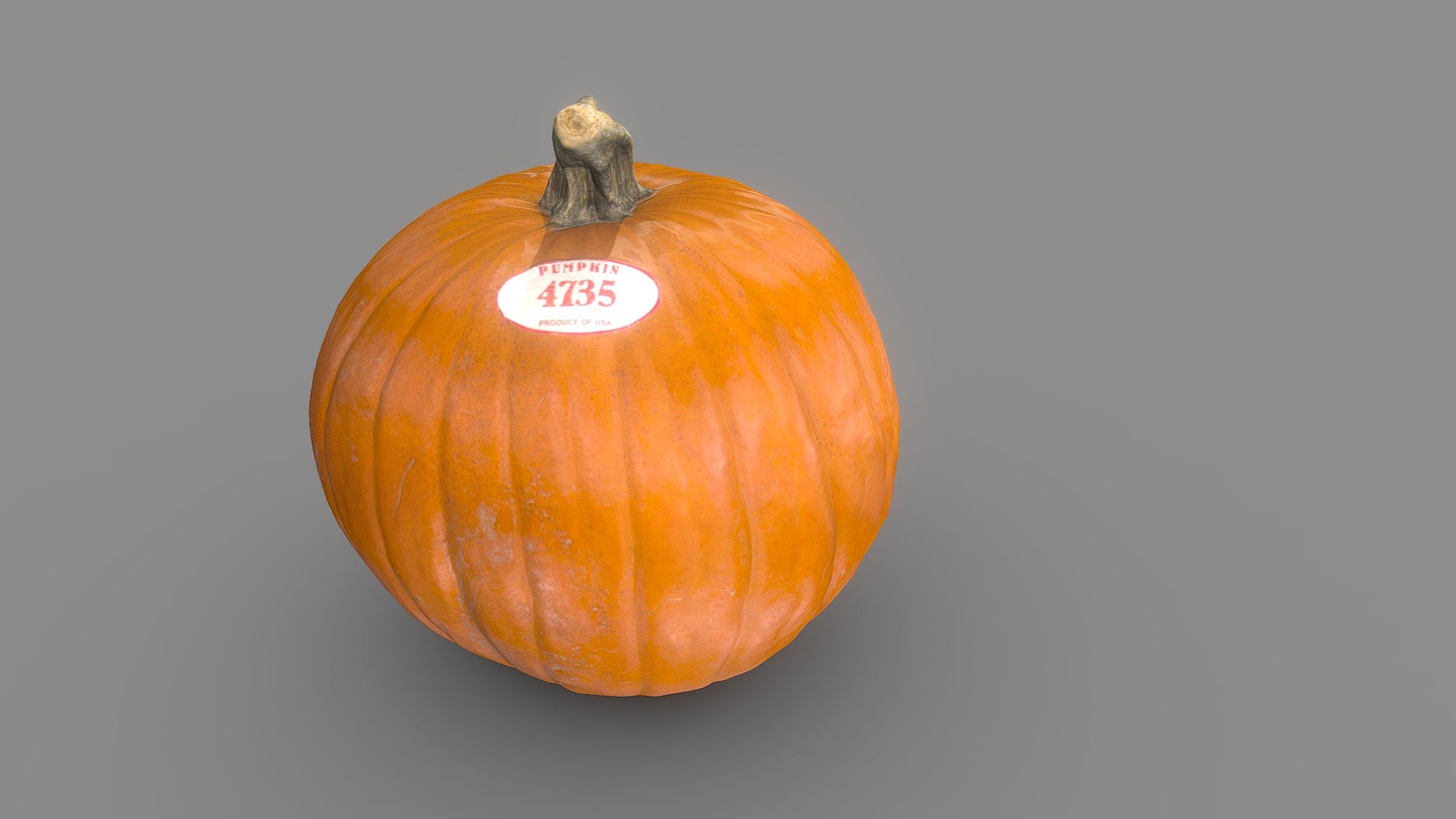 Pumpkin 3D Color Scan