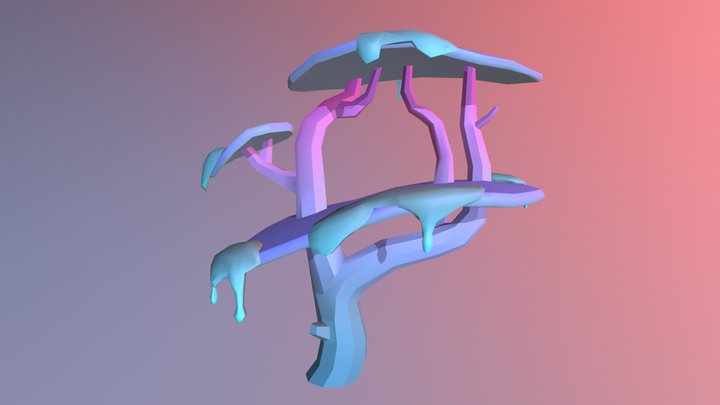 Slime Tree01 3D Model