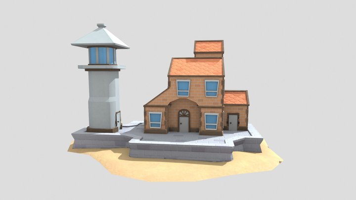 Beachhouse 3D Model