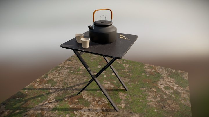Picnic_Asset_Table 3D Model
