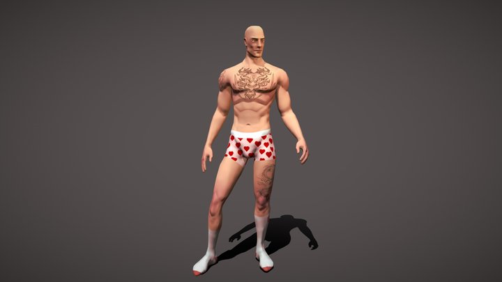 Male Human 3D Model