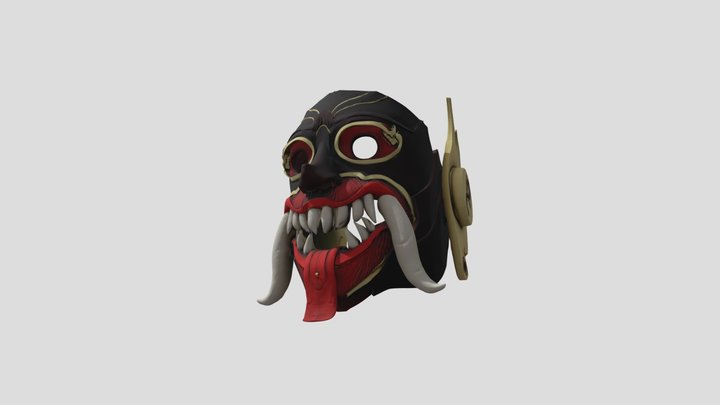 Demon Mask 3D Model
