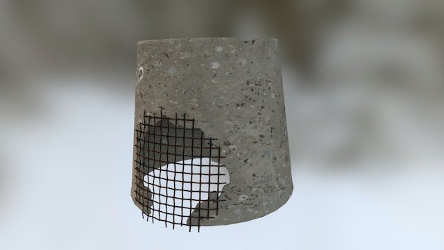 Concrete Juggernaut 3D Model