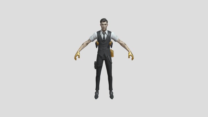 Cat Burglar 3D Model