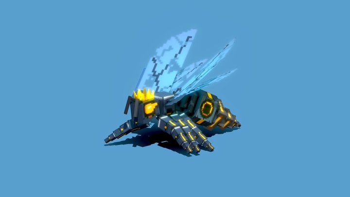 Mechanical Wasp 3D Model