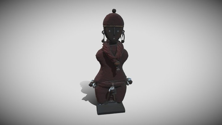 Figura Roja 3D Model