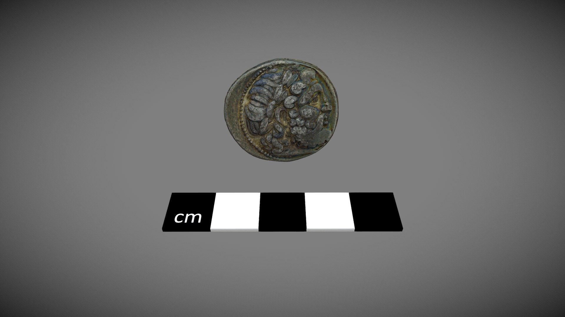 Hopeakolikko, silver coin RK95062:1