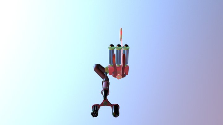 Candy Weapon 3D Model