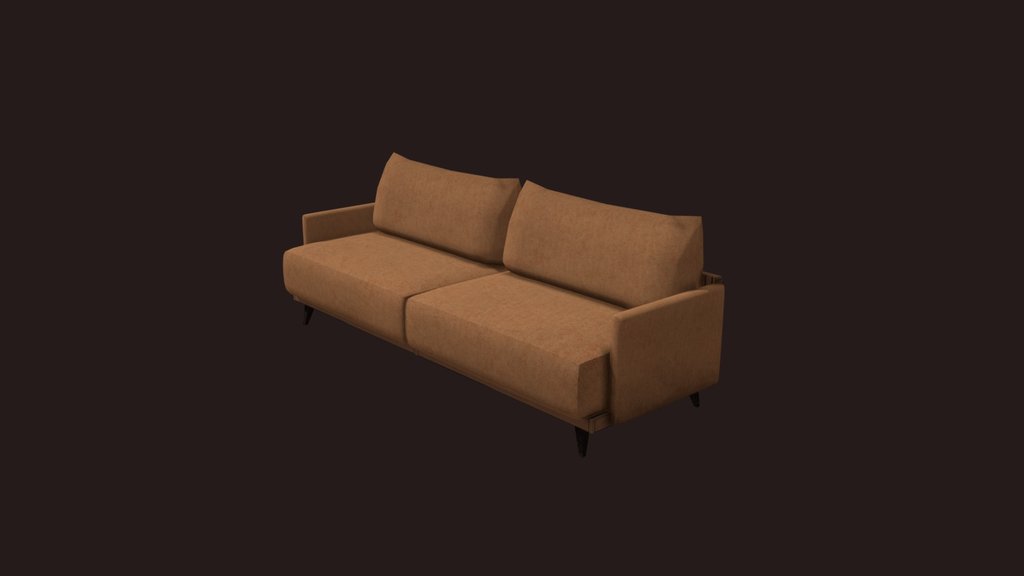 Low poly sofa