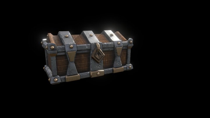 Old  chest 3D Model