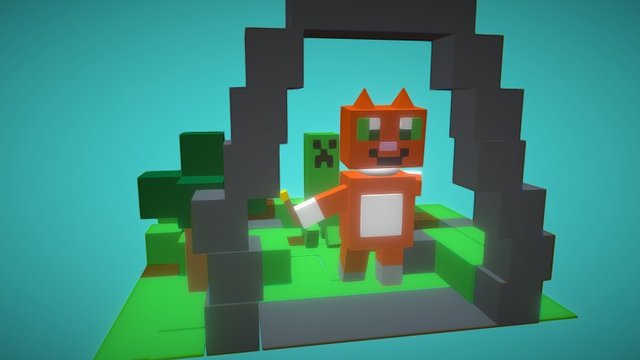 The creepy creeper 3D Model