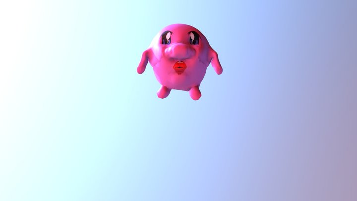 Bellydancing Kirby 3D Model