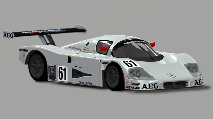1987 Mercedes Sauber C9 – Modello 3D gratuito STL