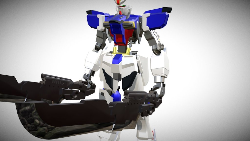 Force Impulse Gundam Frame - 3D model by krit yamsaso (กฤษณ์ แย้มสระโส ...