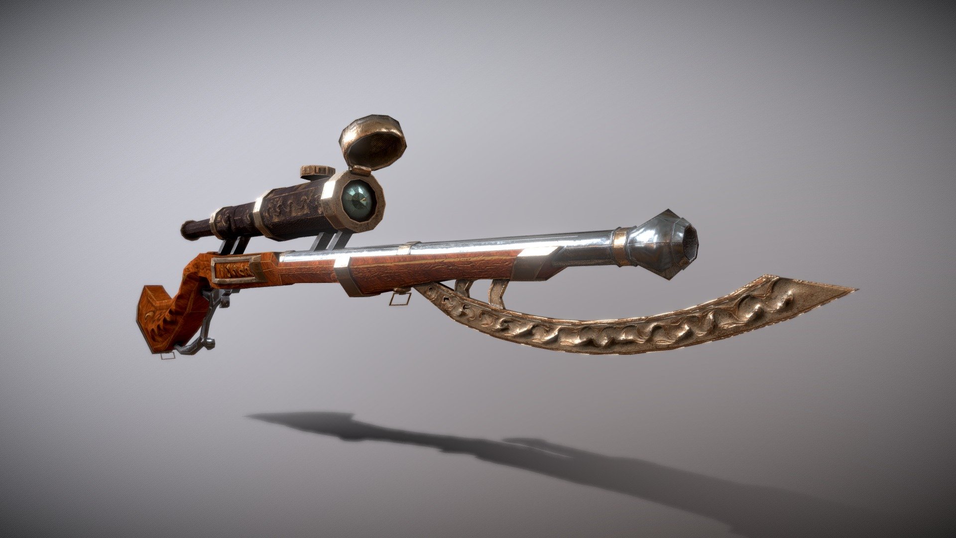 Jezail - 3D model by Floris Roding (@flowlow) [ab1d30b] - Sketchfab