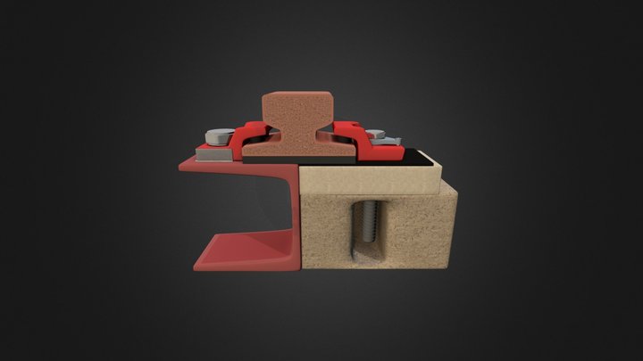 Rail Clip 3 3D Model