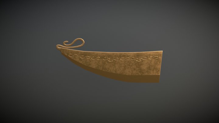 Bronze Age razor 3D Model