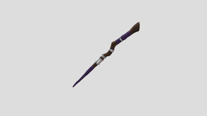 Magic Staff 3D Model
